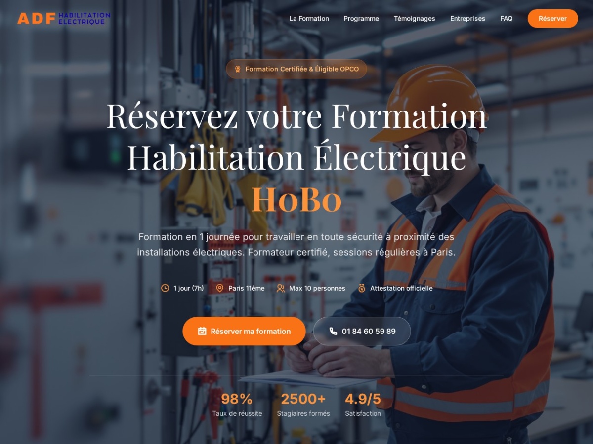 Formation Habilitation Électrique